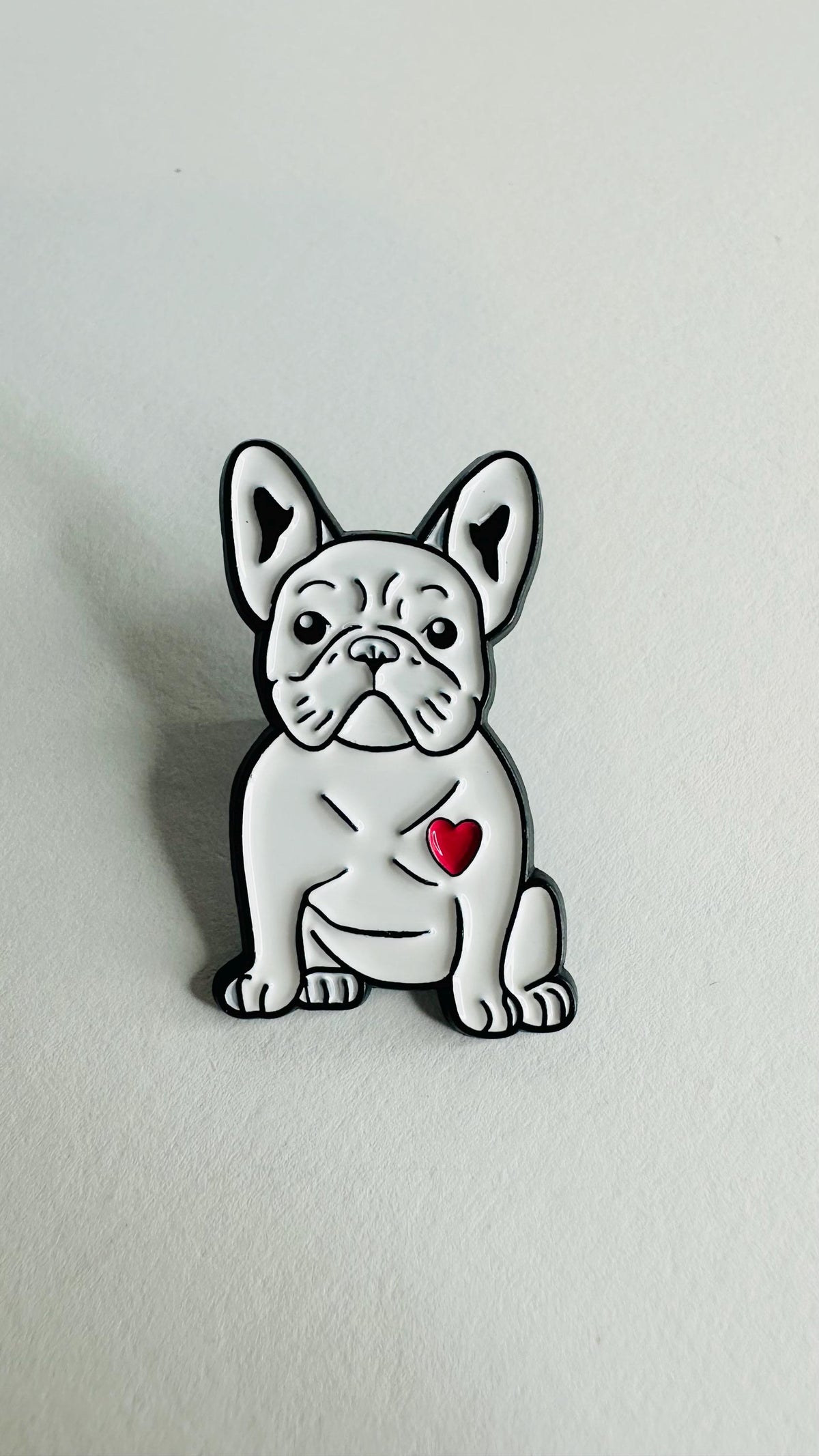 Cute Bulldog Enamel Pin – Cartoon Dog Brooch – Animal Lapel Badge for Clothes, Backpack & Jewelry Gift