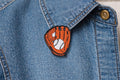 Cool Skull Baseball Enamel Pin – Sunglasses Baseball & Glove Vintage Sport Brooch – Retro Baseball Lapel Badge – Sports Fan Jewelry Gift