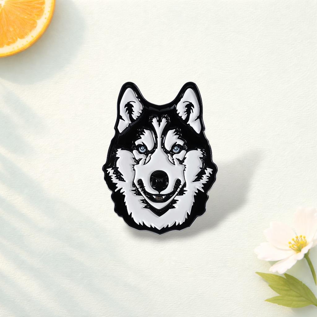 Golden Retriever Dog Enamel Pin Cute Cartoon Guard Dog Brooch Animal Lover Gift Lapel Badge Jewelry Accessories