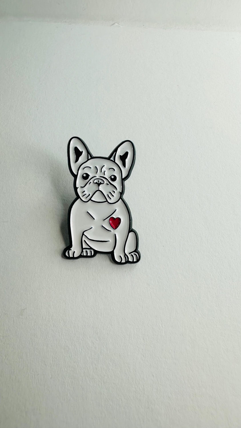 Cute Bulldog Enamel Pin – Cartoon Dog Brooch – Animal Lapel Badge for Clothes, Backpack & Jewelry Gift