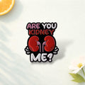 Kidney Enamel Pin Medical Badge Nephrology Team Gift Funny Organ Brooch Doctor Nurse Gift Healthcare Lapel Pin Jewelry