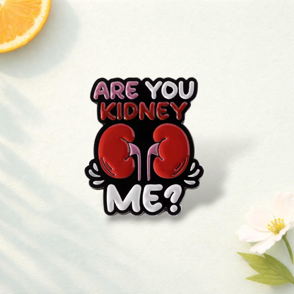 Kidney Enamel Pin Medical Badge Nephrology Team Gift Funny Organ Brooch Doctor Nurse Gift Healthcare Lapel Pin Jewelry