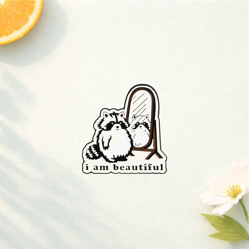 I Do Not Struggle With Anxiety Enamel Pin – Funny Anxiety Cat Brooch – Mental Health Humor Lapel Badge – Cute Relatable Jewelry Gift
