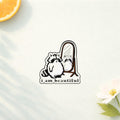 I Do Not Struggle With Anxiety Enamel Pin – Funny Anxiety Cat Brooch – Mental Health Humor Lapel Badge – Cute Relatable Jewelry Gift