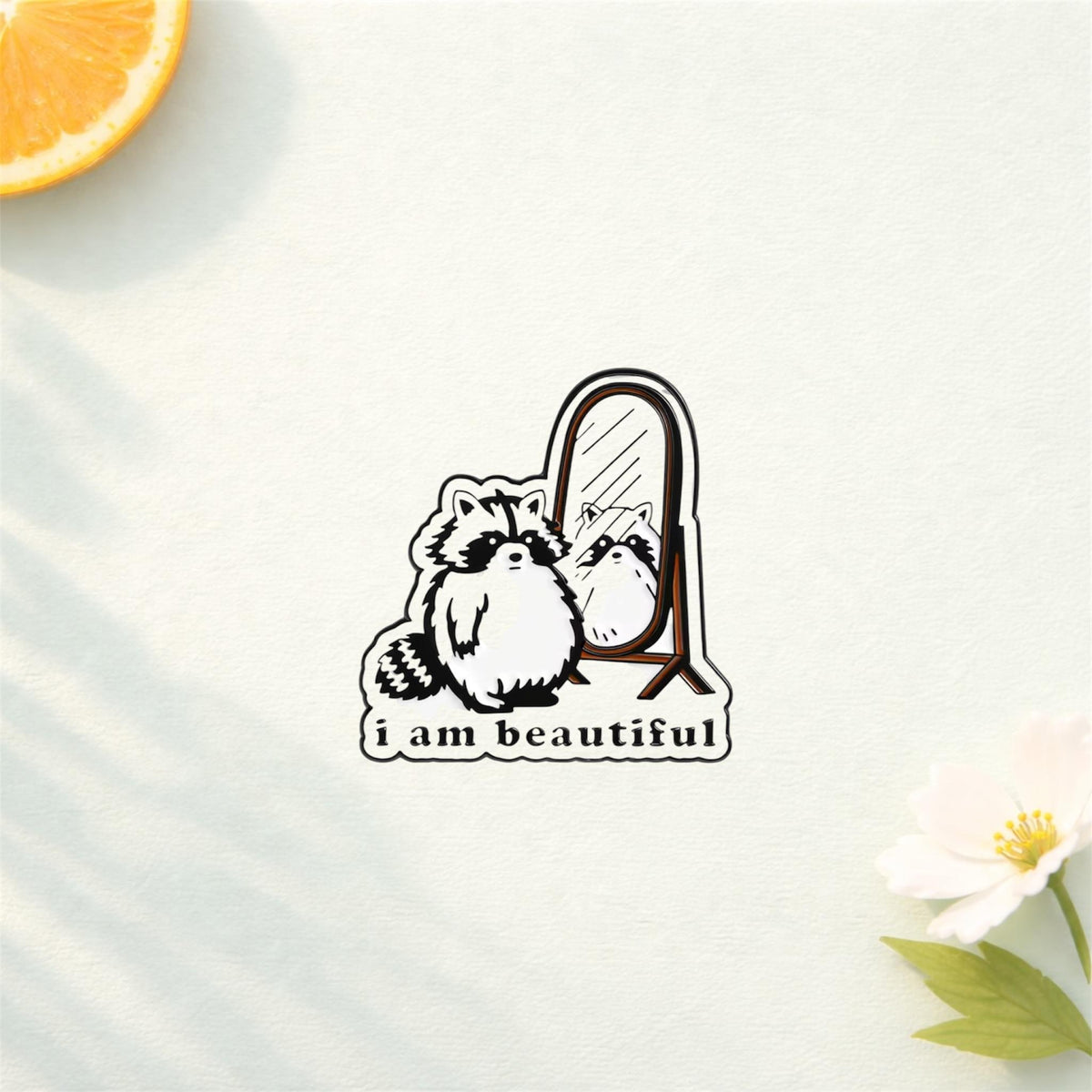 I Do Not Struggle With Anxiety Enamel Pin – Funny Anxiety Cat Brooch – Mental Health Humor Lapel Badge – Cute Relatable Jewelry Gift