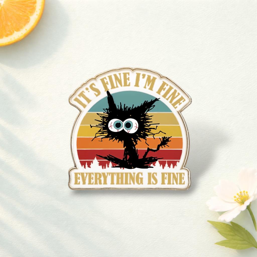 Panda Eat Bamboo and Hot Pot Enamel Pin Charming Naive Panda Brooch Lapel Badge Cute Cartoon Animal Jewelry Gift