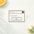 Click Error Success Option Enamel Pin – Funny Computer Pop-Up Window Brooch – Geek Programmer Lapel Badge Backpack Accessory Gift