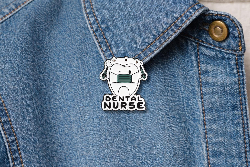 Teeth Dental Nurse Enamel Pins Original Gangsteeth Funny Tooth Stability Theme Lapel Brooch