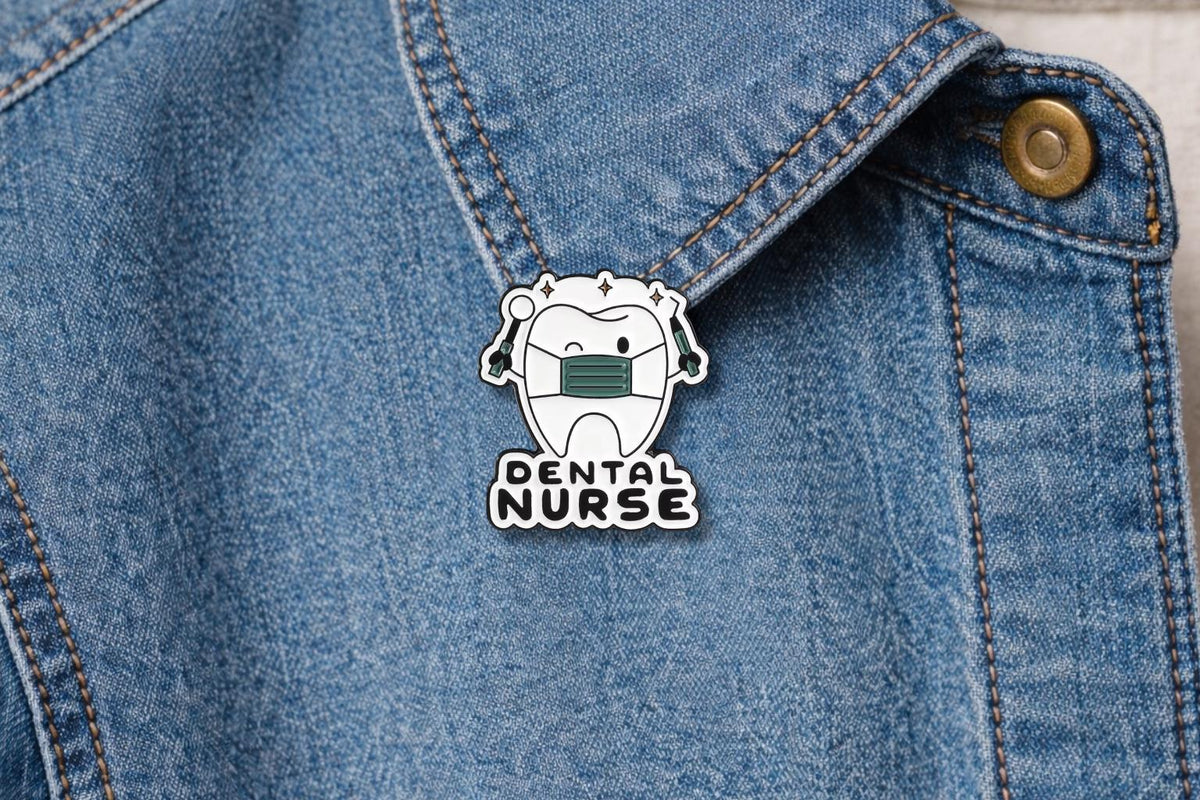 Teeth Dental Nurse Enamel Pins Original Gangsteeth Funny Tooth Stability Theme Lapel Brooch