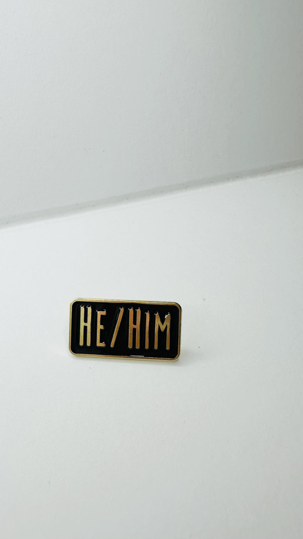 Personal Pronoun Enamel Pin He Him She Her They Them LGBTQ Pride Badge Inclusive Brooch Gender Identity Lapel Pin Jewelry Gift
