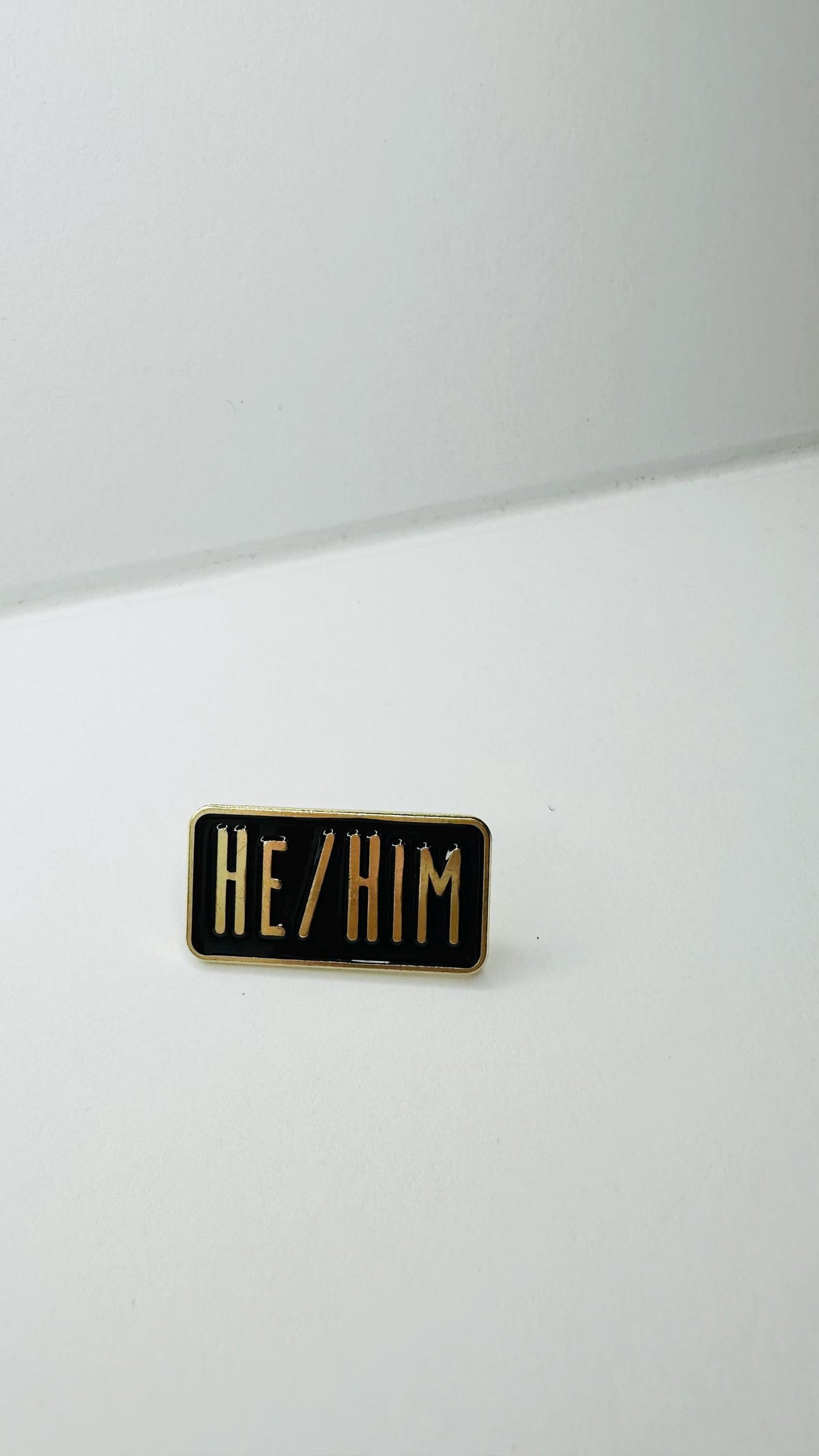 Personal Pronoun Enamel Pin He Him She Her They Them LGBTQ Pride Badge Inclusive Brooch Gender Identity Lapel Pin Jewelry Gift