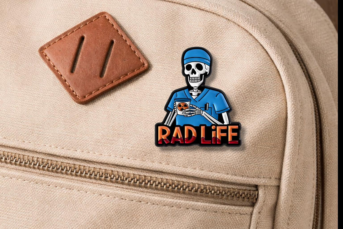 Skeleton Doctor Enamel Pin Medics With Attitude Skull Brooch Funny Medical Theme Lapel Badge