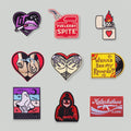 Horror Character Embroidered Patch – Custom Iron-On Gothic Badge for Jackets, Hats & Clothing – Spooky Halloween Style Patch