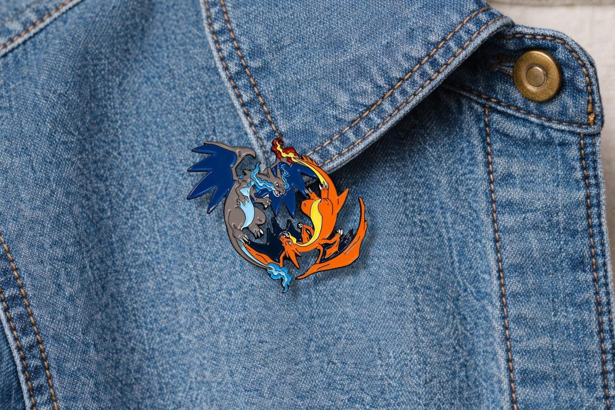 Japanese Anime Enamel Pin Dragon Elf Ball Cartoon Fantasy Gold Plated Brooch Creative Pop Culture Badge Jewelry Gift