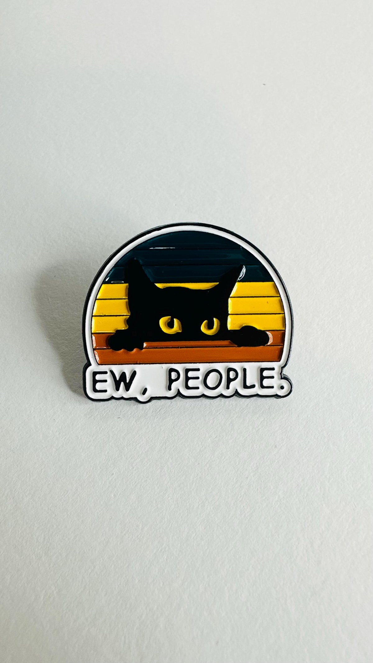 Pew Pew Madafakas Enamel Pin Funny Cat Gun Joke Brooch Sarcastic Lapel Badge Jewelry Gift for Friends