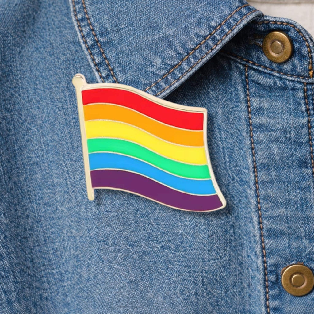 Rainbow Cat Enamel Pin – Cute LGBT Pride Cartoon Cat Brooch – Colorful Animal Lapel Badge – Pride Jewelry Gift for Cat Lovers