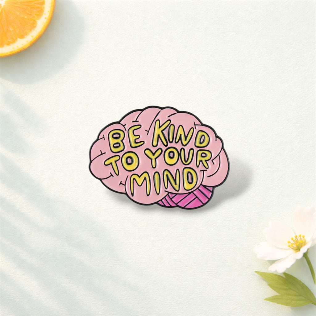 You Are Worthy Enamel Pins Flower Heart Glasses Custom Lapel Badge Shirt Collar Brooches Clothes Backpack Accessories Jewelry