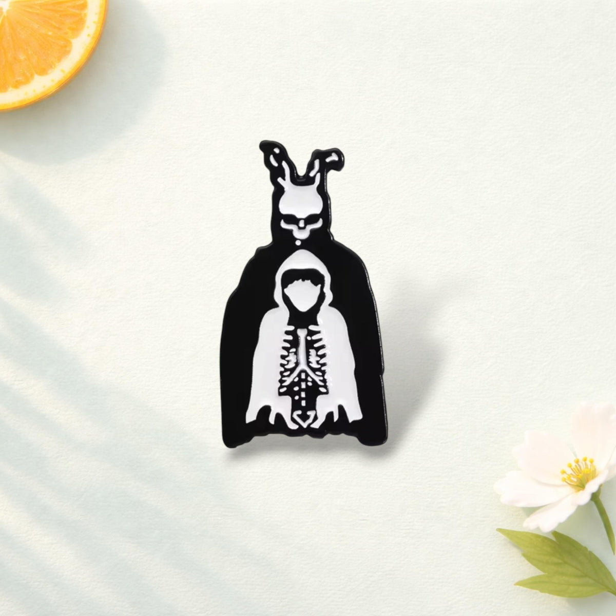 Gothic Enamel Pin – Terror Cartoon Brooch – Geometric Metal Badge for Clothing, Backpack & Jewelry