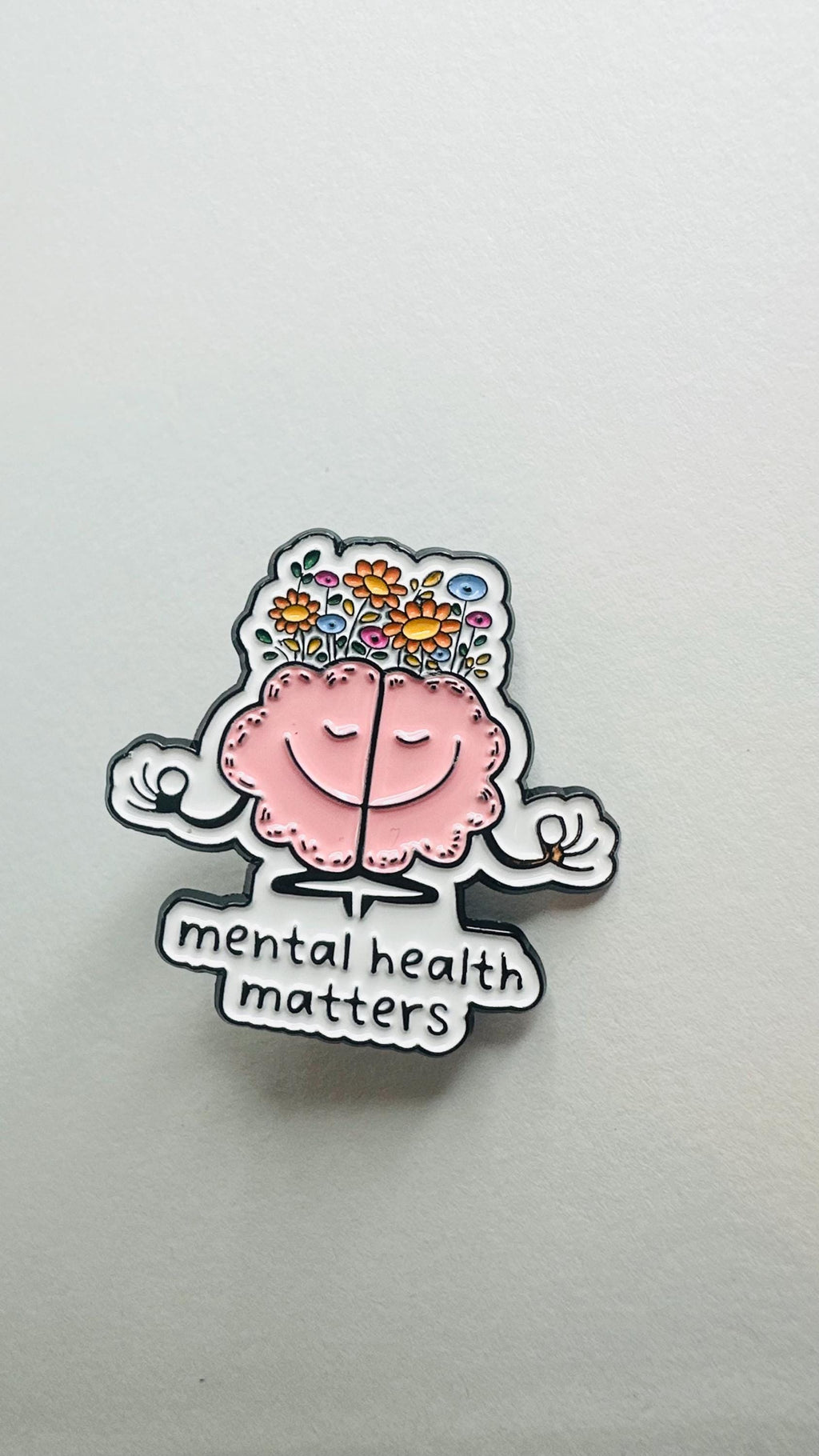 Mental Health Enamel Pin Set – Social Anxiety Awareness Quote Brooch – Psychology Support Lapel Badge – Self Care Jewelry Gift