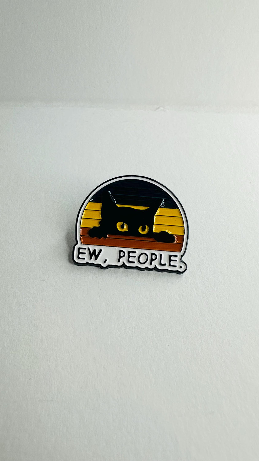 Pew Pew Madafakas Enamel Pin Funny Cat Gun Joke Brooch Sarcastic Lapel Badge Jewelry Gift for Friends