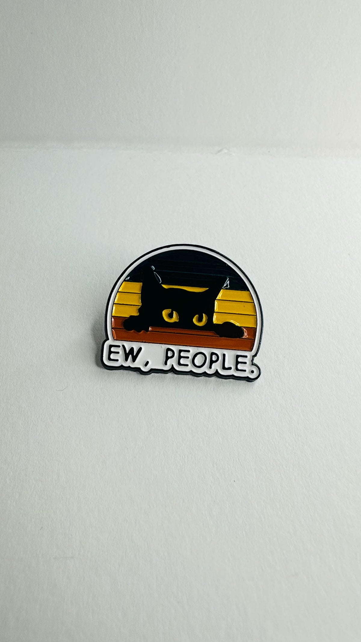 Pew Pew Madafakas Enamel Pin Funny Cat Gun Joke Brooch Sarcastic Lapel Badge Jewelry Gift for Friends
