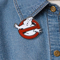 Ghost Badge Brooch Bag Fun Movie Jewelry Clothes Lapel Pin Cartoon Wholesale Ghostbusters Pin