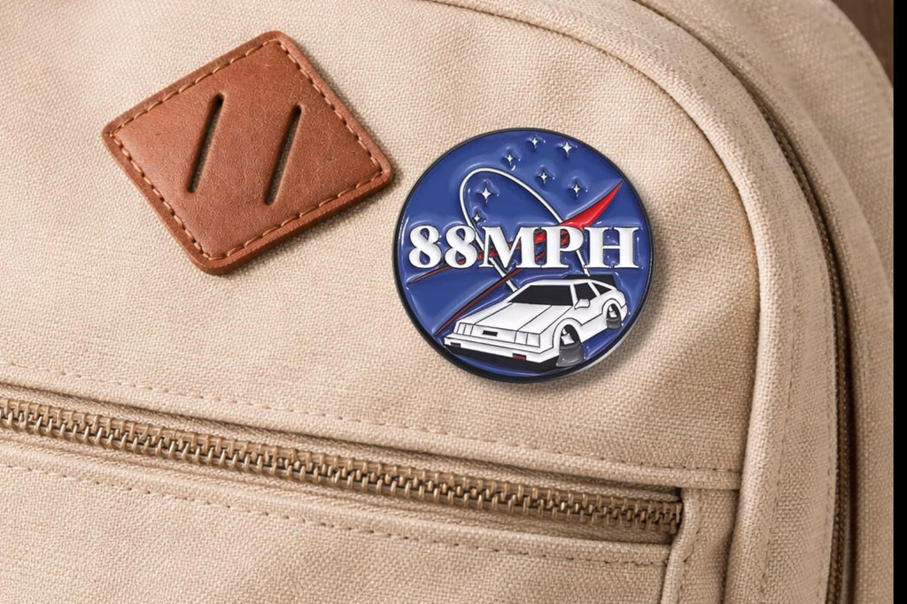 Cartoon Sport Car Brooch Enamel Pins Custom Movies Perimeter Retro Vehicle Brooch Decoration