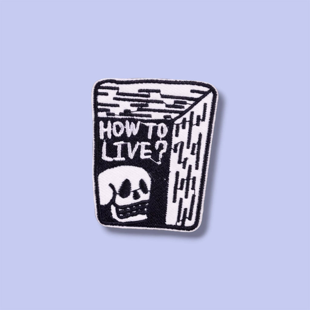Punk Skull Embroidered Patch – Cool Custom Iron-On Badge for Jackets, Hats & Jeans – Gothic Biker Style Clothing Patch