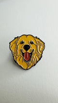 Golden Retriever Dog Enamel Pin Cute Cartoon Guard Dog Brooch Animal Lover Gift Lapel Badge Jewelry Accessories