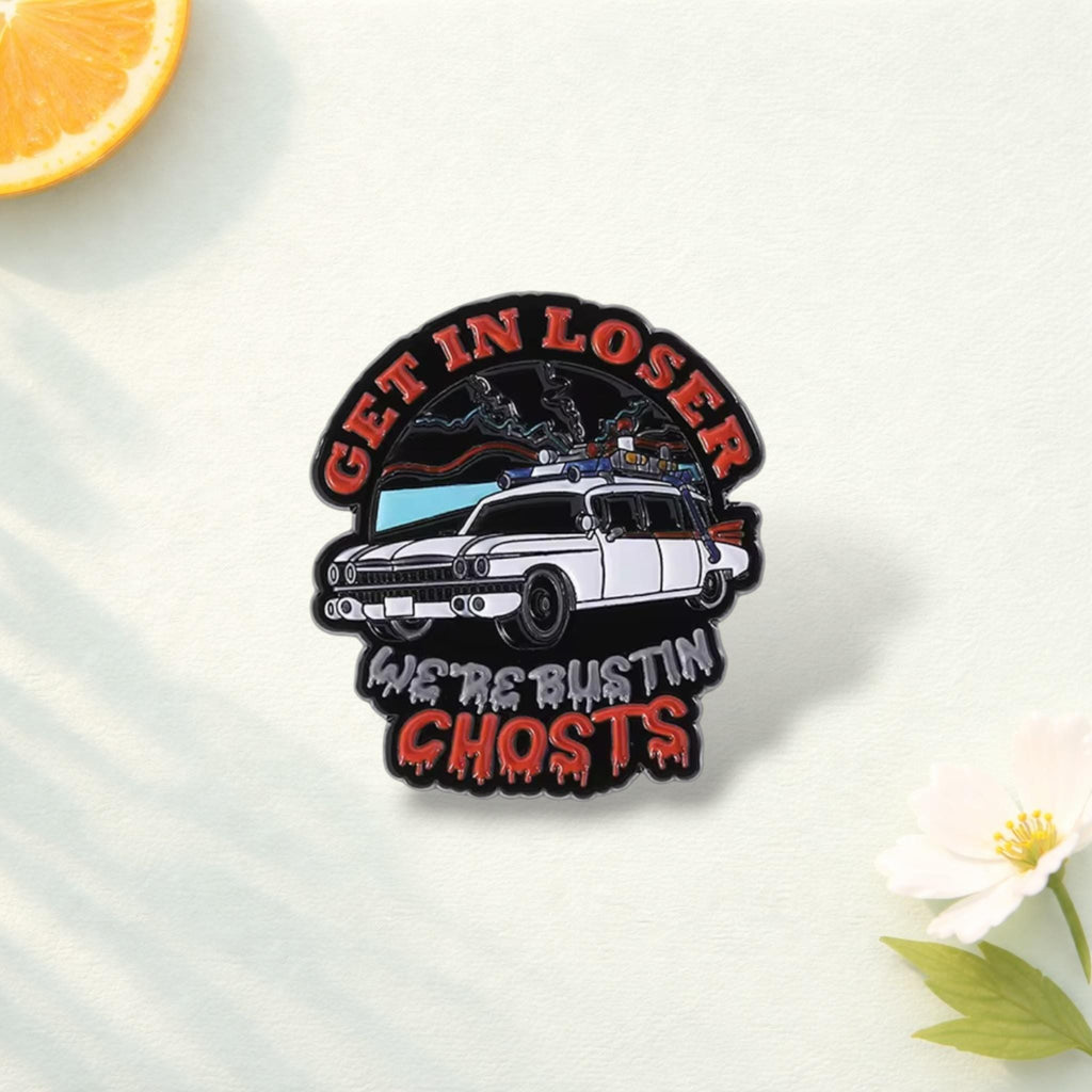 Classic Ghost Squad Enamel Pin Sci Fi Movie Lover Brooch Ghost Badge Backpack Clothes Lapel Pin Jewelry Fan Gift Accessories