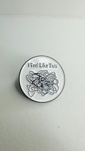 Confusing Thoughts Enamel Pin Funny Mental Health Quote Brooch Mind Awareness Badge Lapel Pin Gift for Friends Backpack