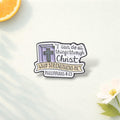 Jesus Loves Me Enamel Pins Christian Cross Brooches Lapel Badges Faith Jewelry Accessories