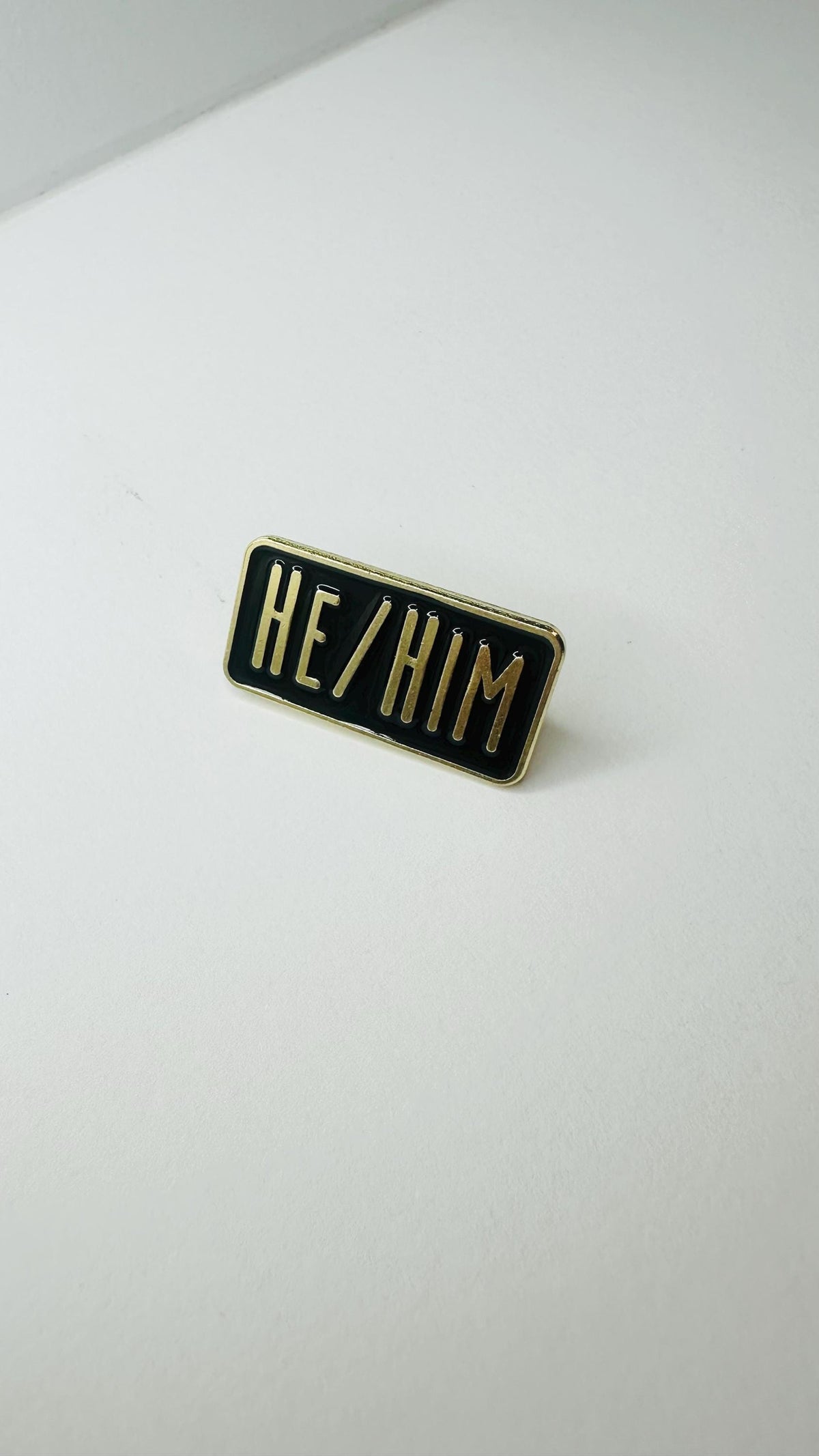 Personal Pronoun Enamel Pin He Him She Her They Them LGBTQ Pride Badge Inclusive Brooch Gender Identity Lapel Pin Jewelry Gift