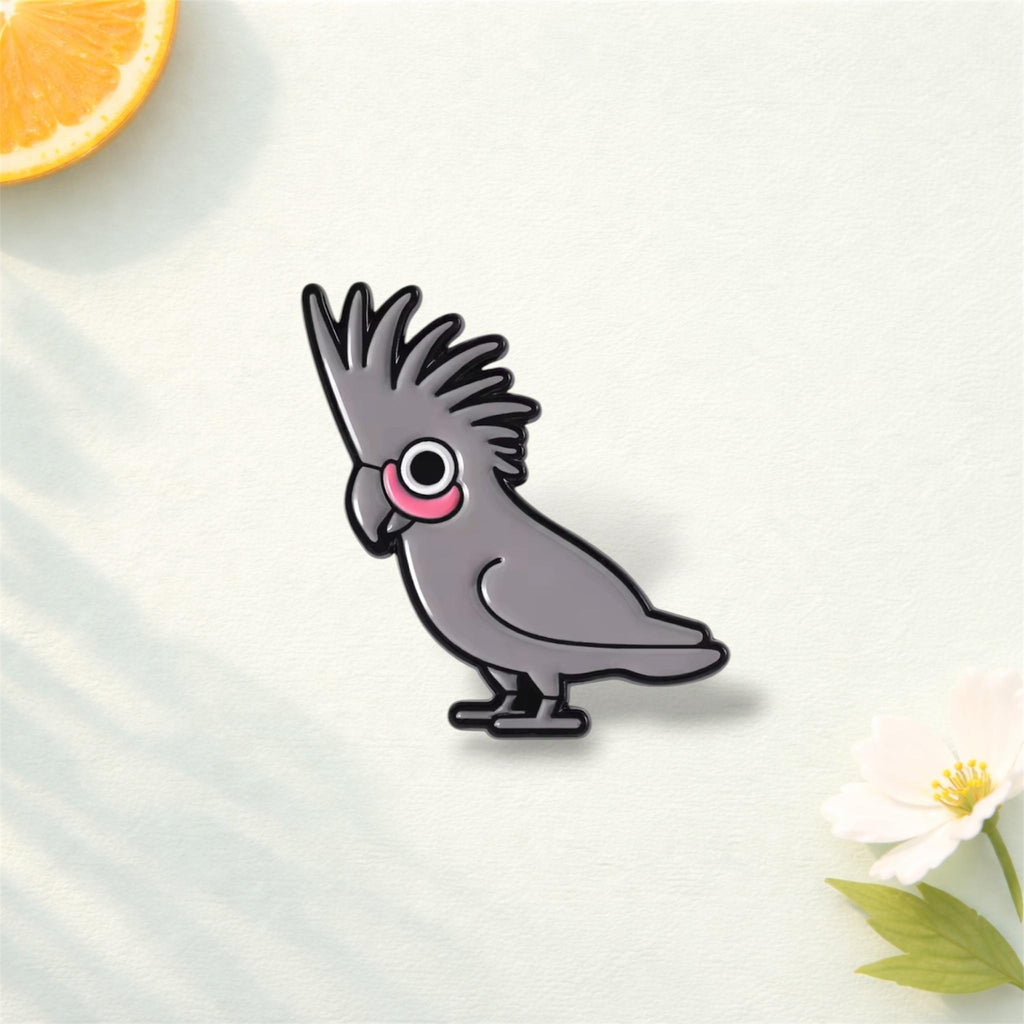 Cartoon Animal Parrot Enamel Pins Macaw Cockatoo Cockatiel Bird Brooch Lapel Backpack Badge Jewelry Gift