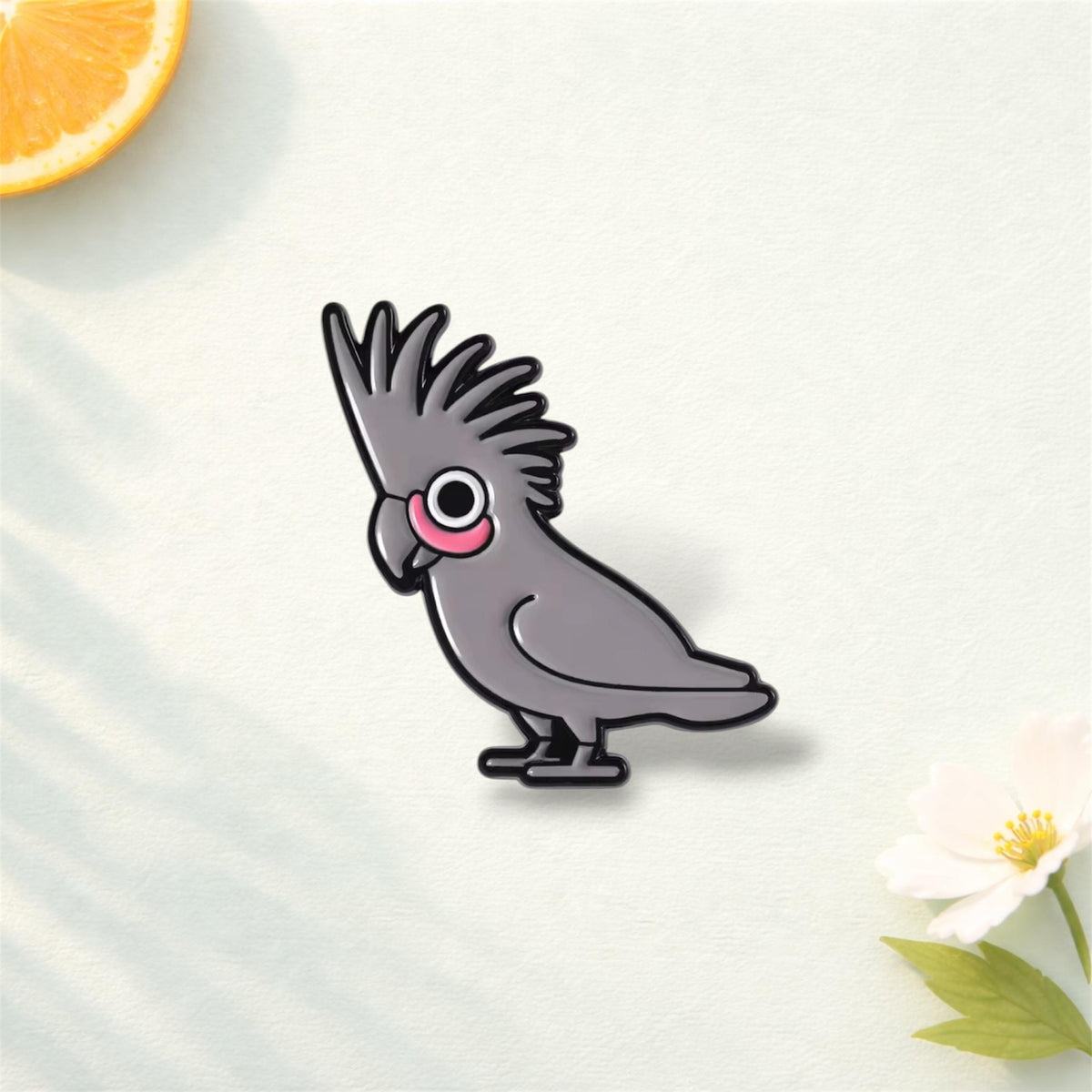 Cartoon Animal Parrot Enamel Pins Macaw Cockatoo Cockatiel Bird Brooch Lapel Backpack Badge Jewelry Gift