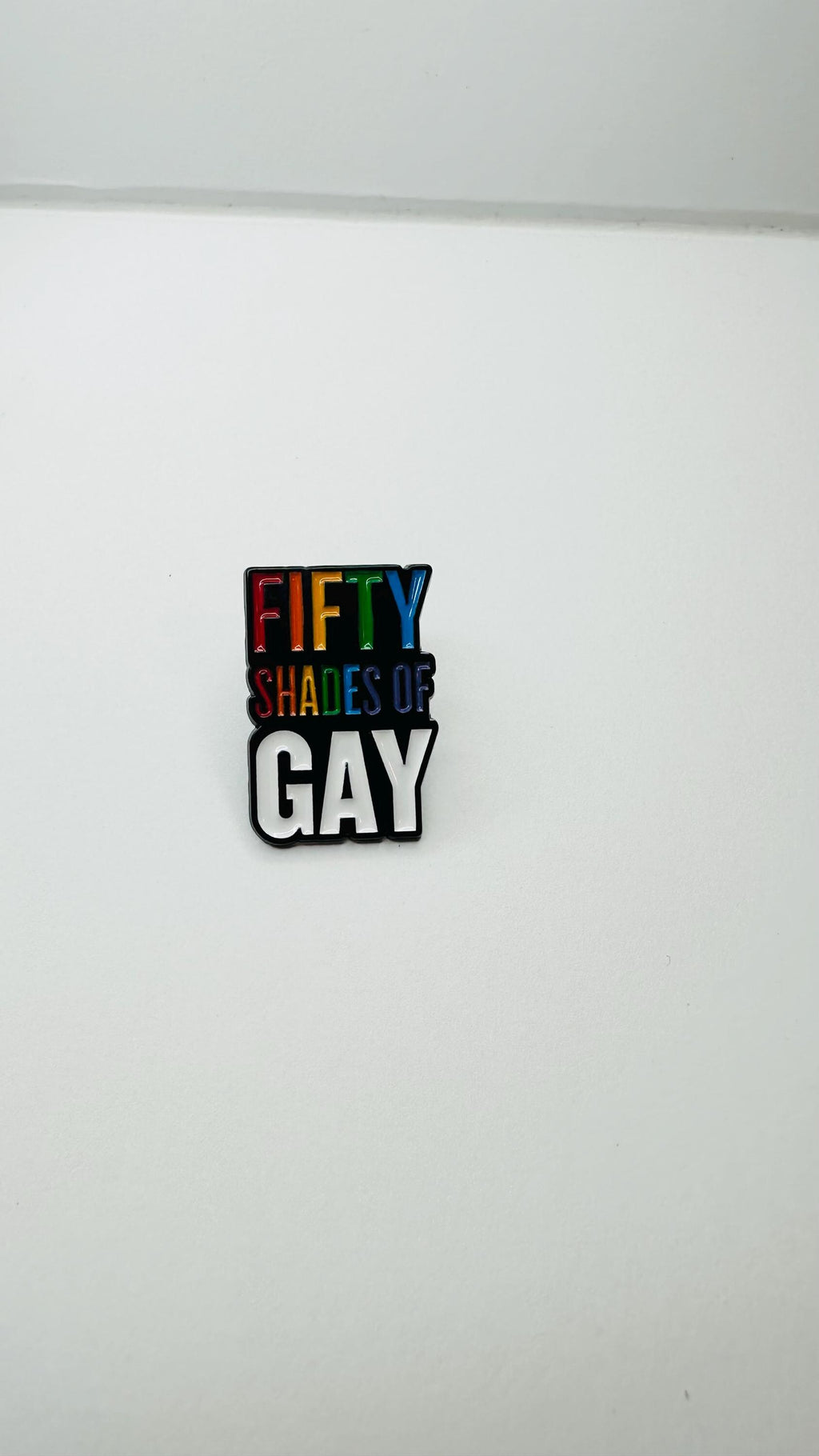 Too Queer to Be Silent Enamel Pin LGBTQ Pride Quote Brooch Rainbow Lapel Badge Jewelry Gifts for Gay Lesbian Friends