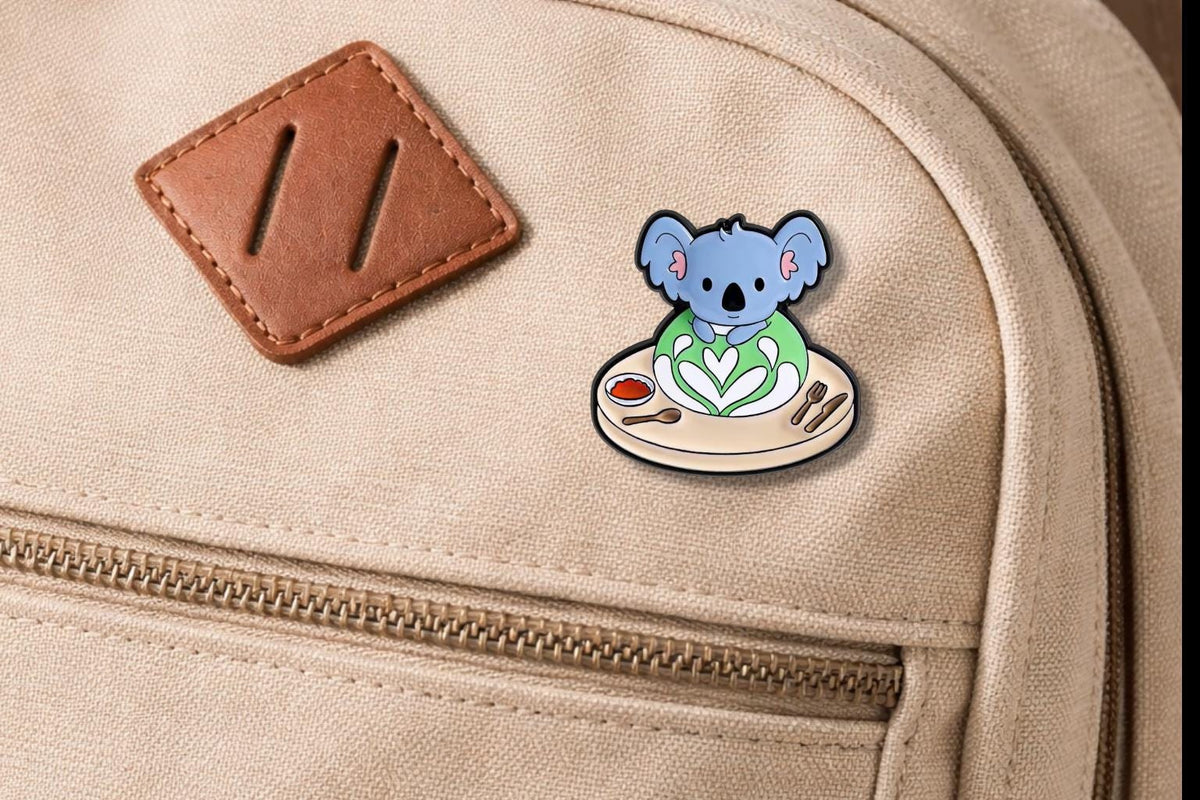 One Hundred Percent Certified Koala ty Pun Enamel Pins Cute Animal Koala Tea Brooch Lapel Badge Jewelry Gift