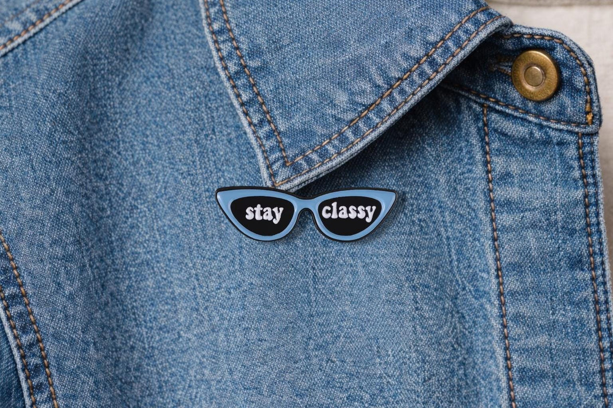 You Are Worthy Enamel Pins Flower Heart Glasses Custom Lapel Badge Shirt Collar Brooches Clothes Backpack Accessories Jewelry