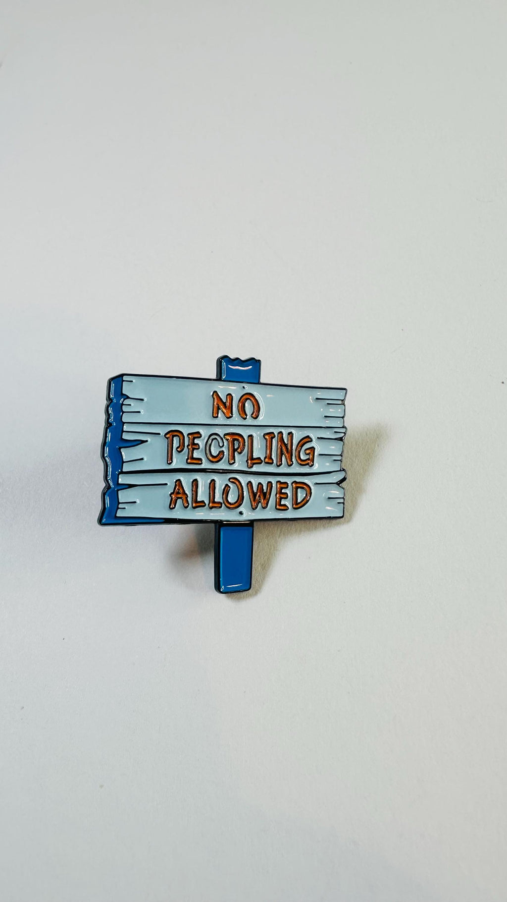 Sorry My Social Anxiety Says No Enamel Pin – Funny Introvert Quote Brooch – Mental Health Humor Lapel Badge – Relatable Jewelry Gift