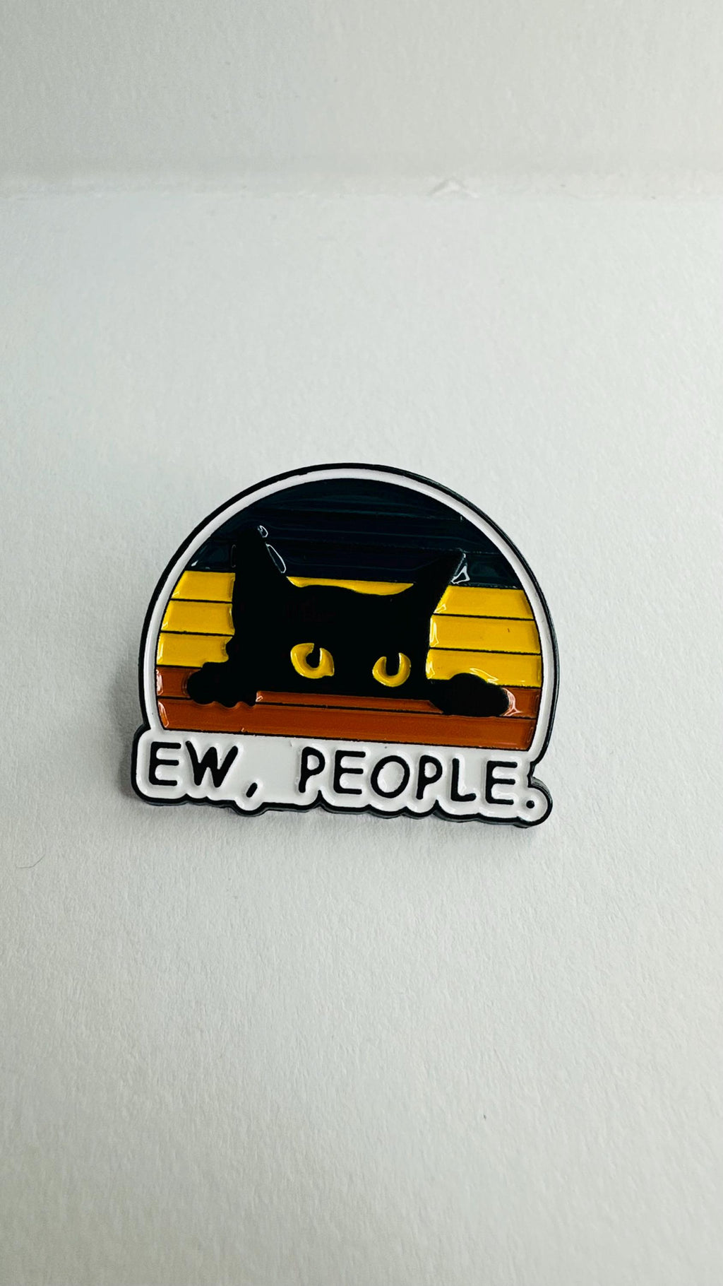 Pew Pew Madafakas Enamel Pin Funny Cat Gun Joke Brooch Sarcastic Lapel Badge Jewelry Gift for Friends