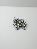 Girl Dinner Praying Mantis Enamel Pin Feminist Quote Brooch Powerful Feminism Satire Lapel Badge Jewelry Gift