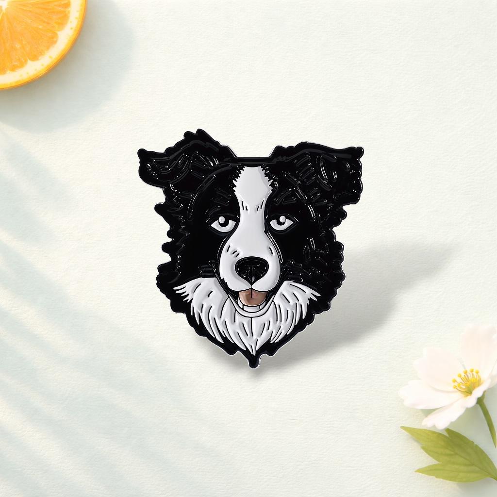 Golden Retriever Dog Enamel Pin Cute Cartoon Guard Dog Brooch Animal Lover Gift Lapel Badge Jewelry Accessories