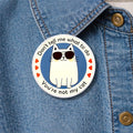 Do Not Tell Me What to Do You Are Not My Cat Enamel Pin Cute Kitten Brooch Lapel Badge Funny Jewelry Gift for Friends