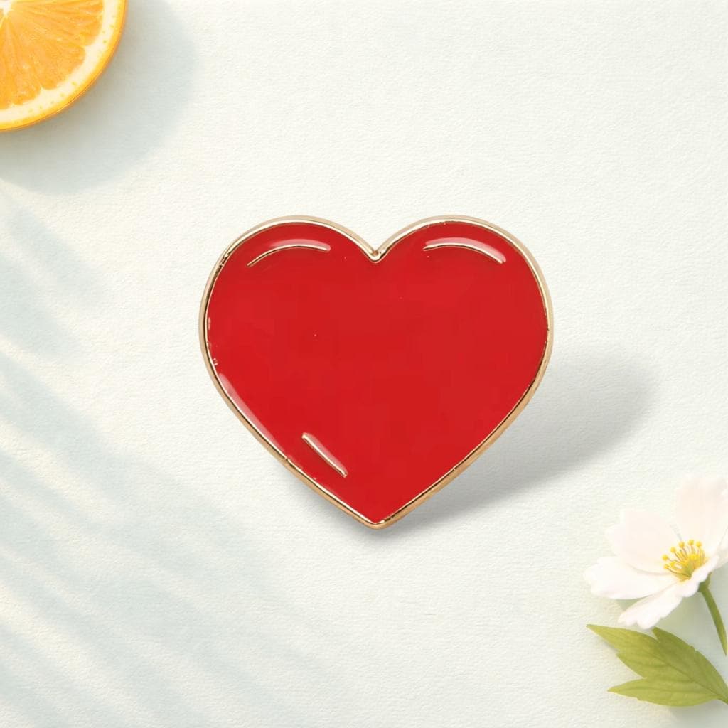 Colorful Heart Enamel Pin Cute Heart Brooch Cartoon Lapel Pin Kawaii Jewelry Backpack Hat Clothing Accessory Gift for Her