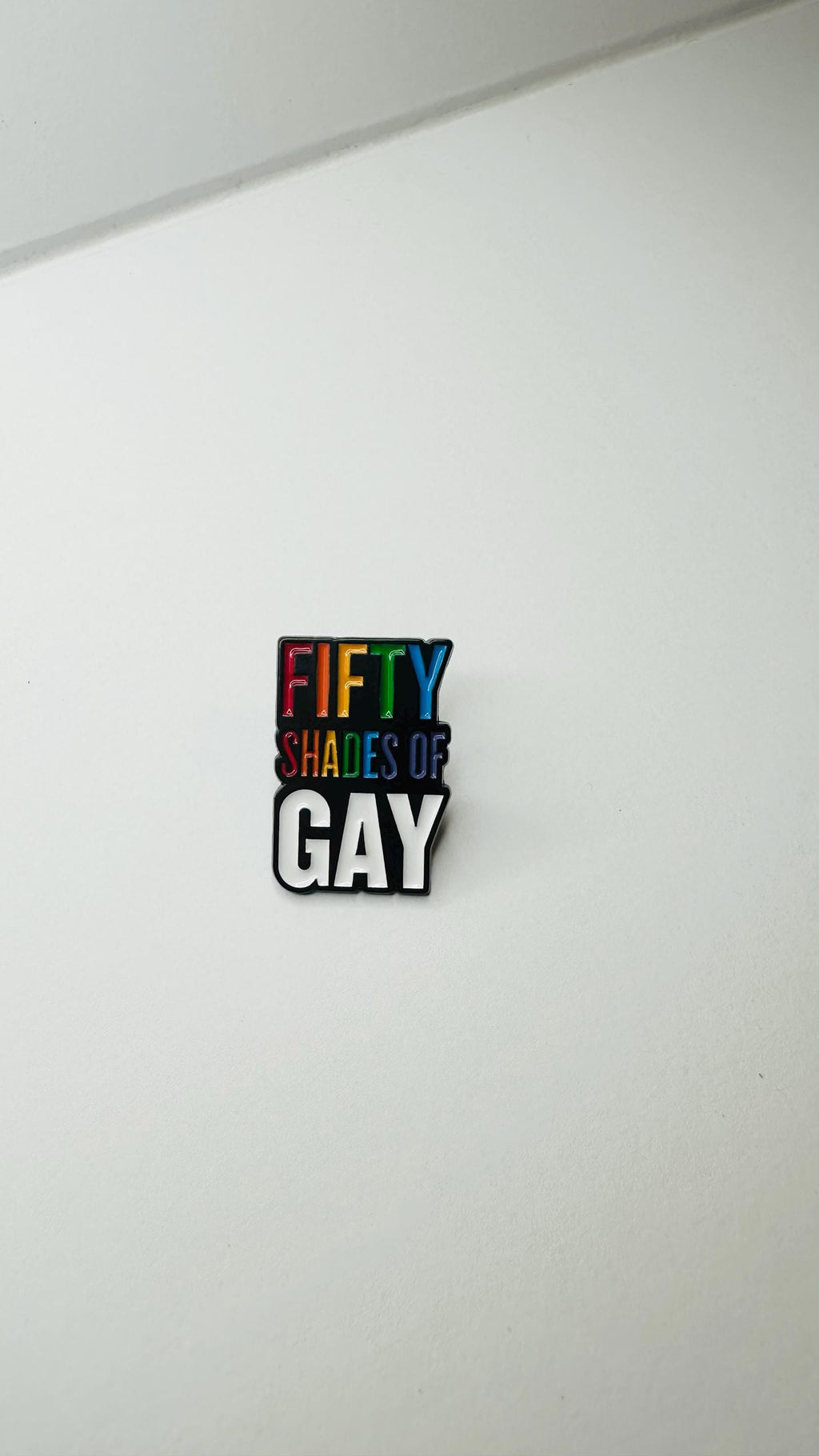 Too Queer to Be Silent Enamel Pin LGBTQ Pride Quote Brooch Rainbow Lapel Badge Jewelry Gifts for Gay Lesbian Friends