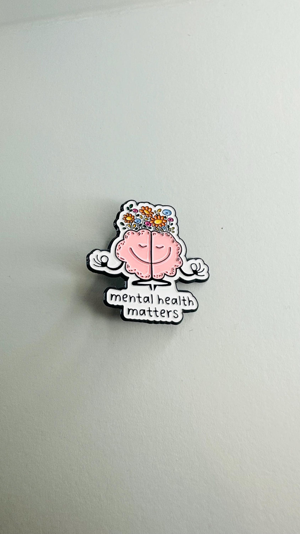 Mental Health Enamel Pin Set – Social Anxiety Awareness Quote Brooch – Psychology Support Lapel Badge – Self Care Jewelry Gift