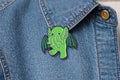 Cthulhu Mythology Enamel Pin – Lovecraft Tentacles & Bat Wings Brooch – Dark Fantasy Horror Lapel Badge – Gothic Mythical Jewelry Gift