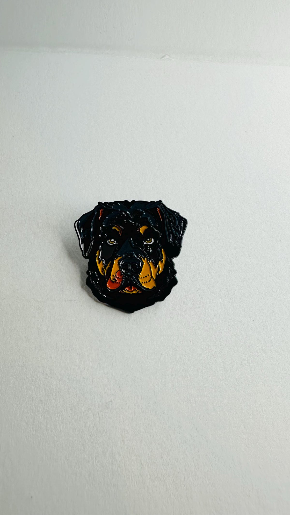 Rottweiler dog Enamel Pin Cute Guard Dog Cartoon Animal Brooch Lapel Badge Jewelry Gifts