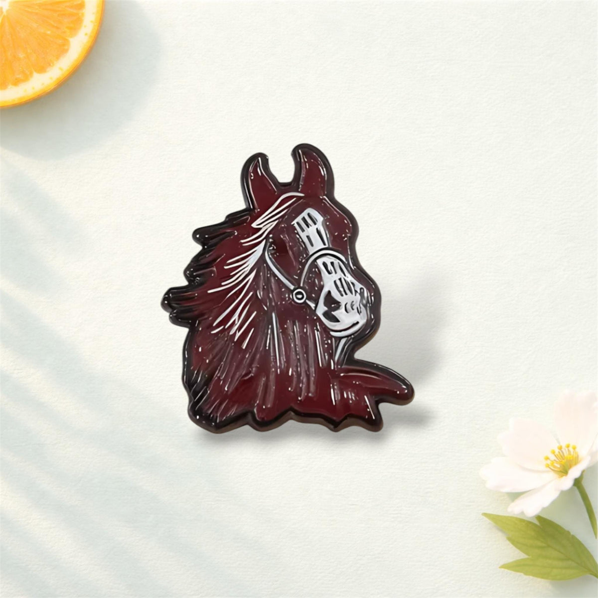 Animal Enamel Pin Wolf Tiger Horse Cow Brooch Cartoon Gothic Punk Lapel Pin Cute Wildlife Jewelry Backpack Hat Jacket Gift for Animal Lovers