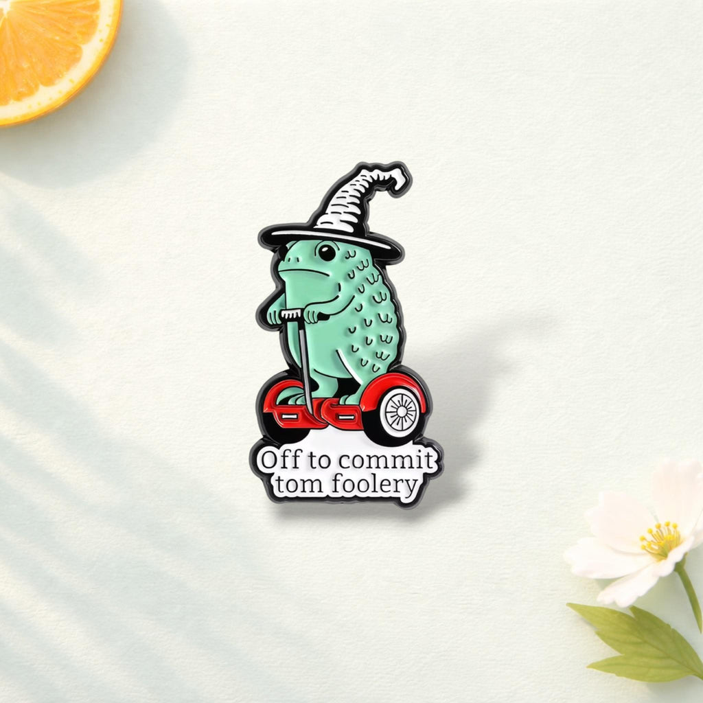 Funny Witch Frog Enamel Pin Cartoon Animal Quote Brooch Mouse Sheep Lapel Badge Jewelry Gift for Friends